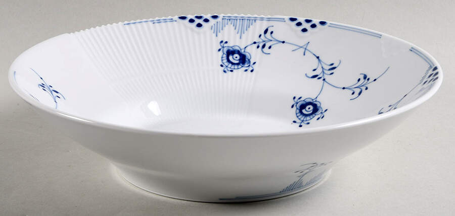 Blue Elements 9" Individual Pasta Bowl by Royal Copenhagen-1