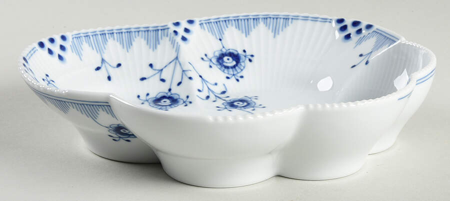 Blue Elements Scalloped Bowl by Royal Copenhagen-1
