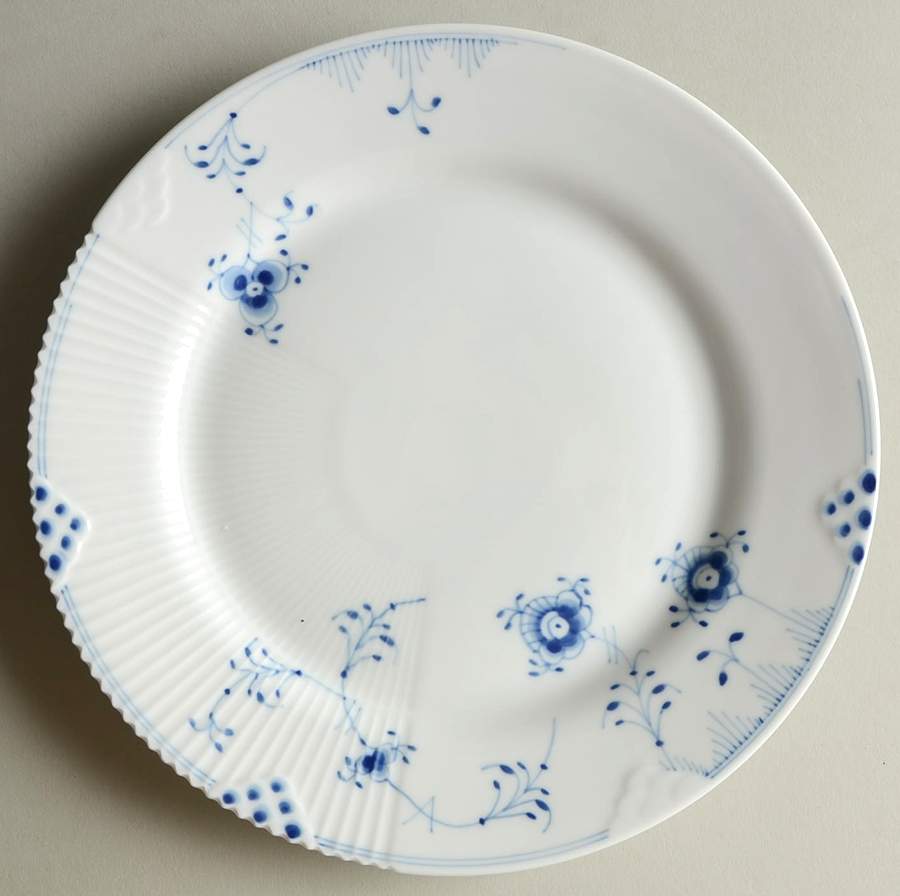 Blue Elements Salad/Dessert Plate by Royal Copenhagen-1