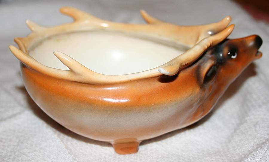 Elk Open Sugar Bowl by Royal Bayreuth-1