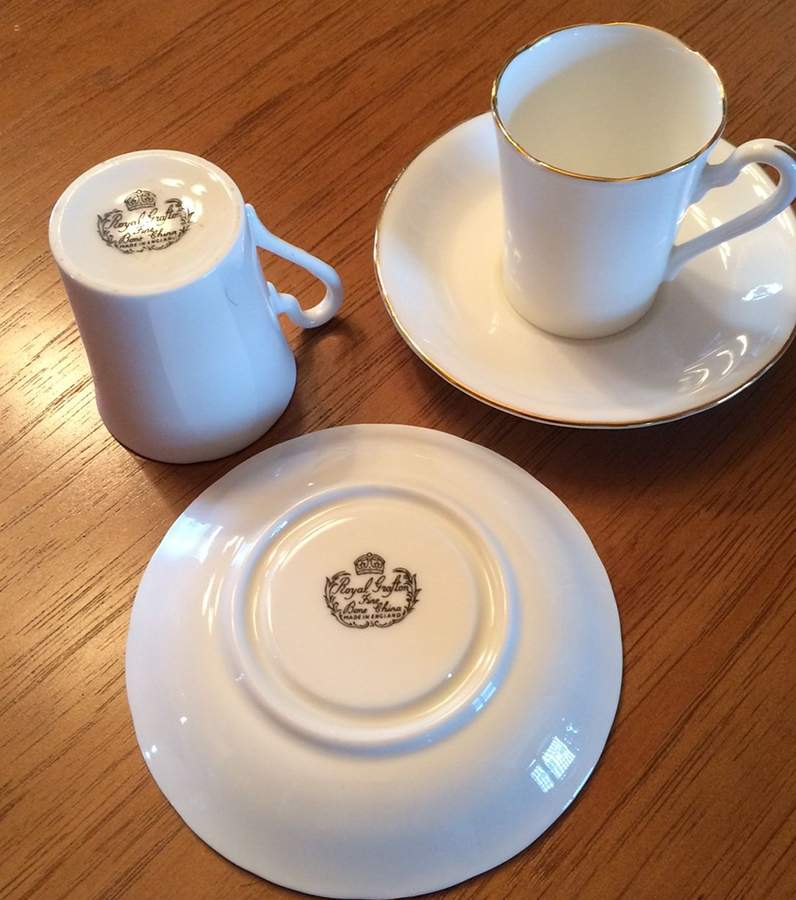 RGR159 Flat Cup & Saucer Set by Royal Grafton-1