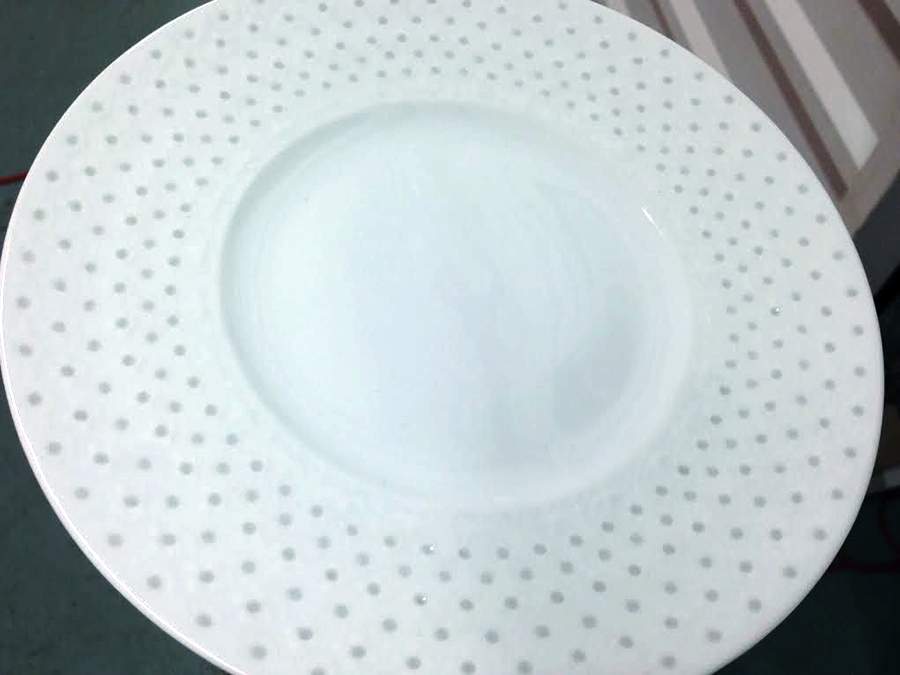 21 (Embossed Flower Rim) Salad Plate by Royal Copenhagen-1