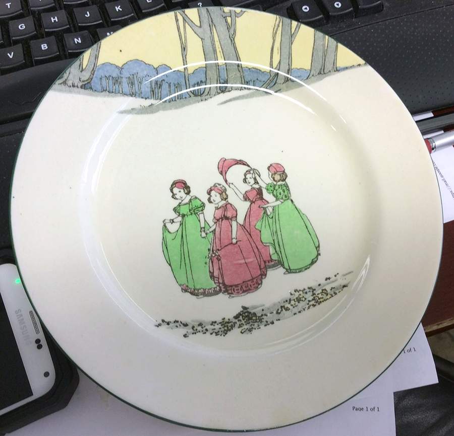 Springtime Dinner Plate by Royal Doulton-1