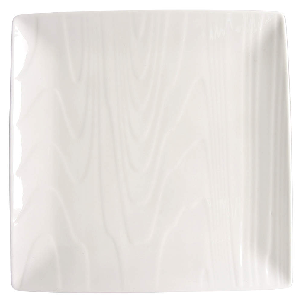 Woodgrain Square Dinner Plate by Roscher & Co-1