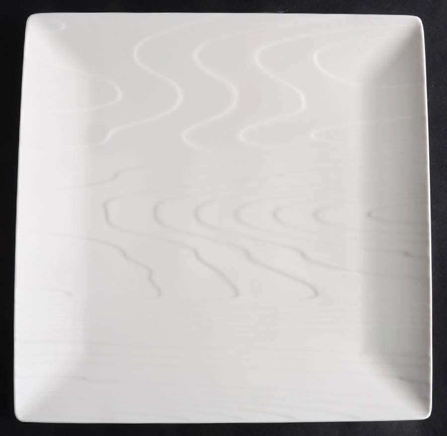 Woodgrain 12" Square Serving Platter by Roscher & Co-1