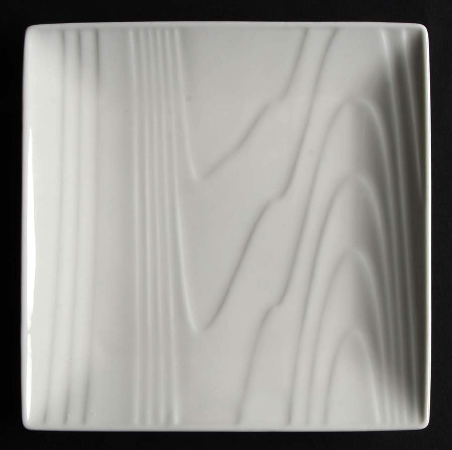 Woodgrain Square Appetizer Plate by Roscher & Co-1