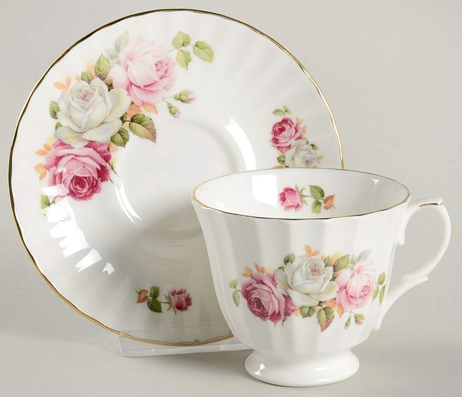RPN26 Footed Cup & Saucer Set by Royal Patrician-1