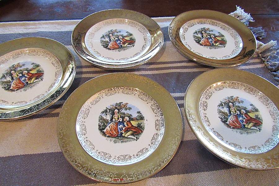 Empire Godey Salad Plate by Royal (USA)-1