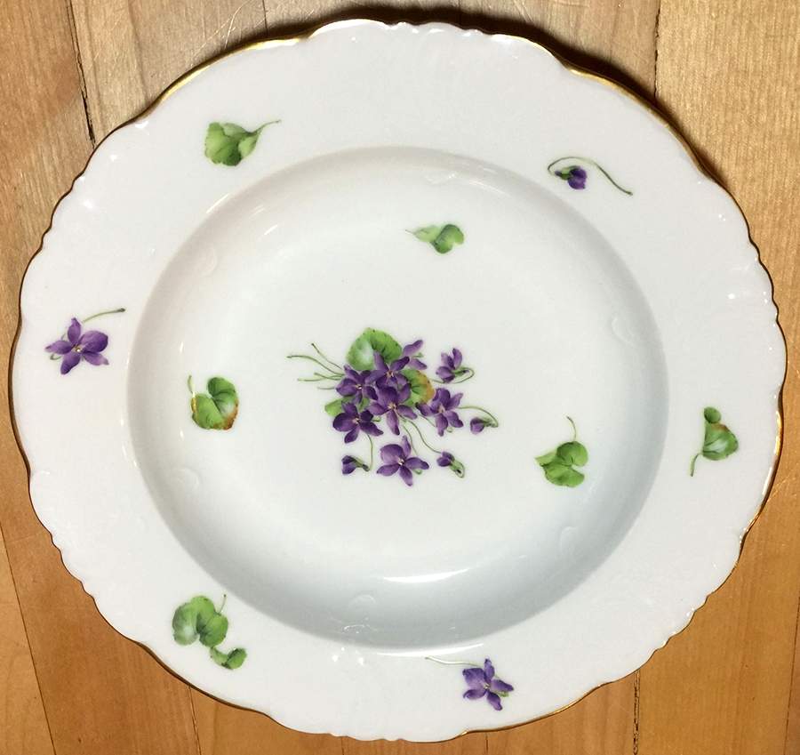 6 Large Rim Soup Bowl by Royal Copenhagen-1