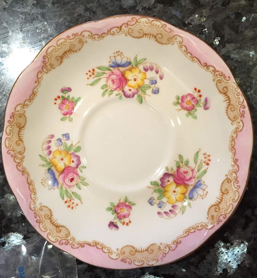 1121 Pink Saucer by Royal Albert-1