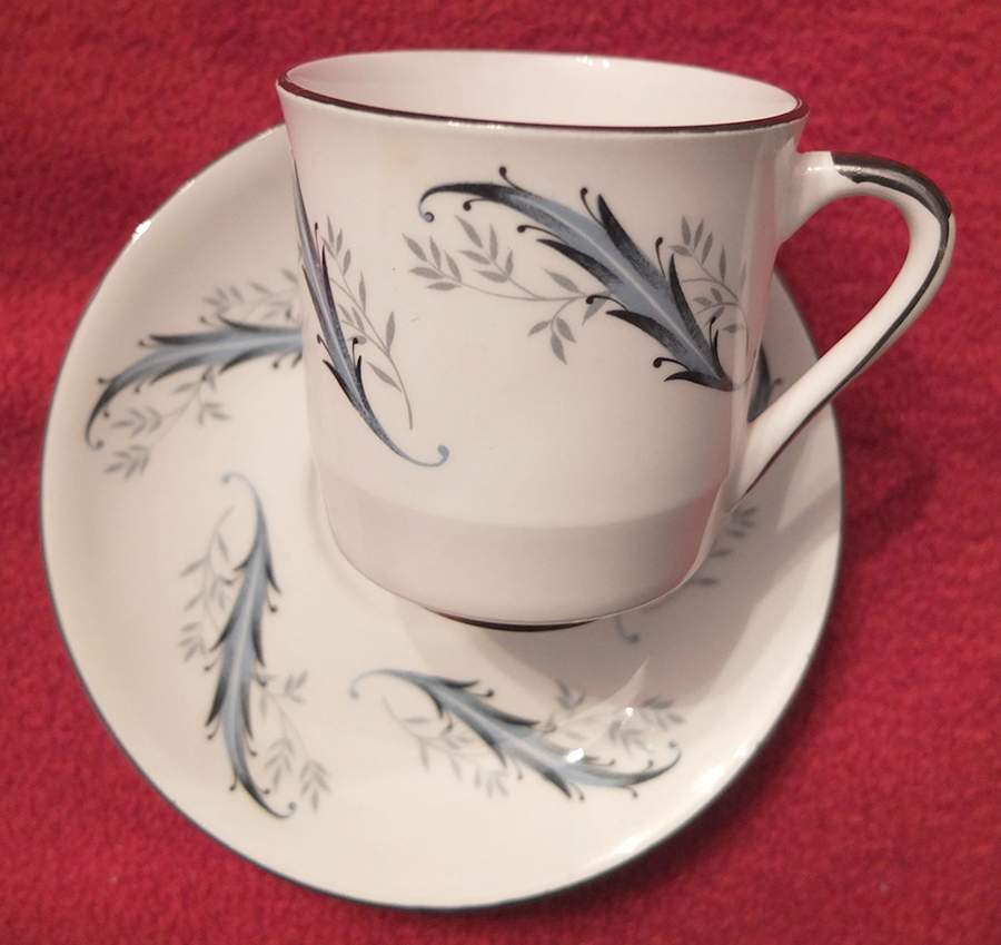 RST253 Flat Cup & Saucer Set by Royal Stafford-1