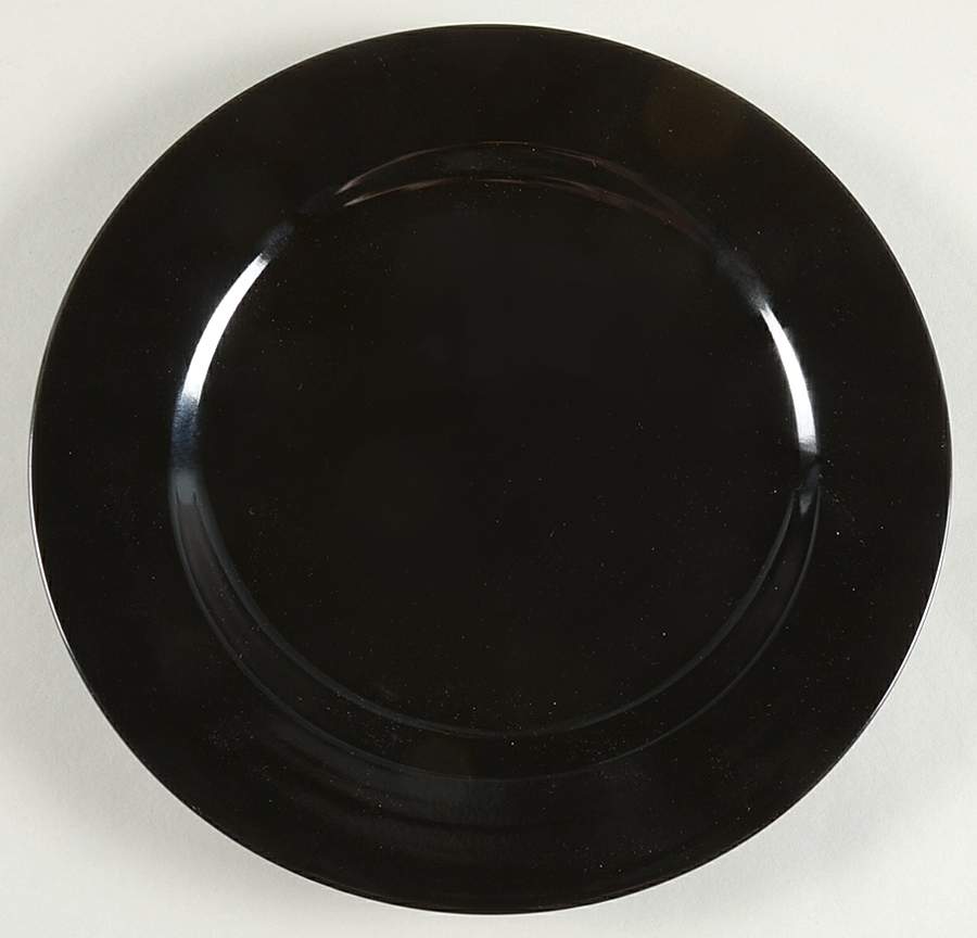 Black (Round) Luncheon Plate by Royal Limited-1