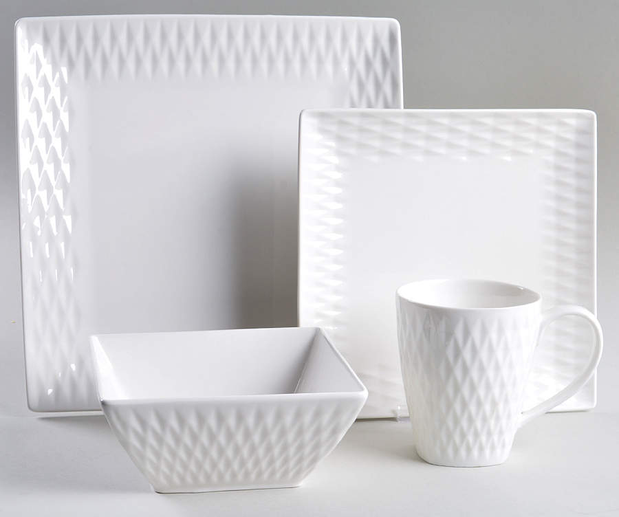 Diamonds 4 Piece Place Setting by Roscher & Co-1