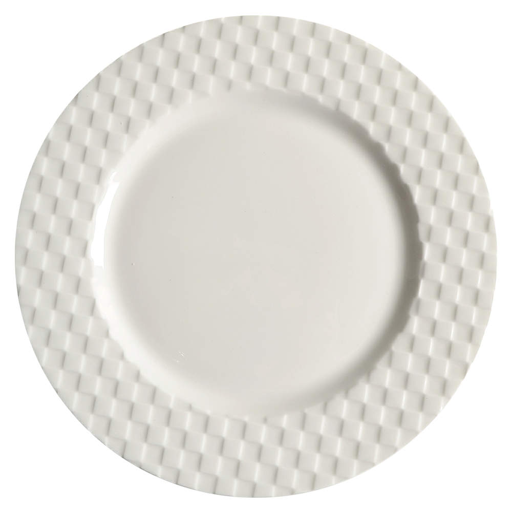 Basketweave Salad Plate by Roscher & Co-1
