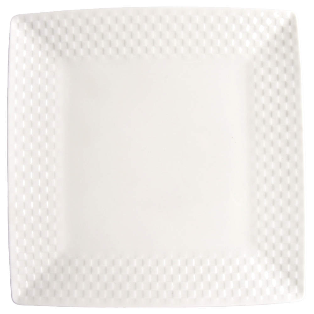 Basketweave Dinner Plate by Roscher & Co-1