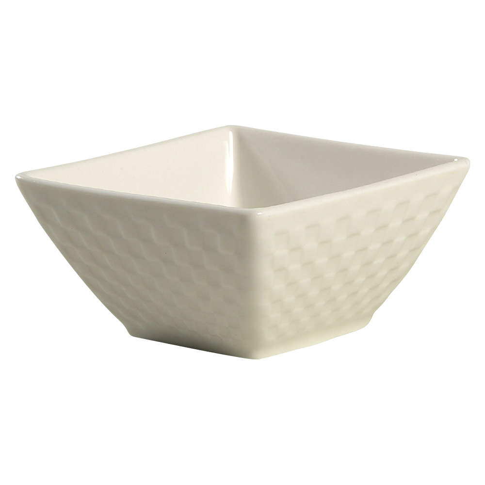 Basketweave Individual Square Appetizer Bowl by Roscher & Co-1