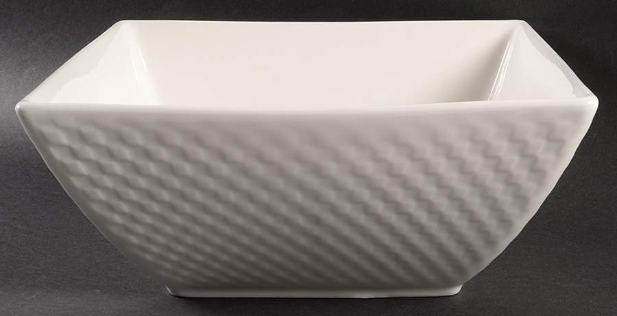 Basketweave 10" Square Serving Bowl by Roscher & Co-1