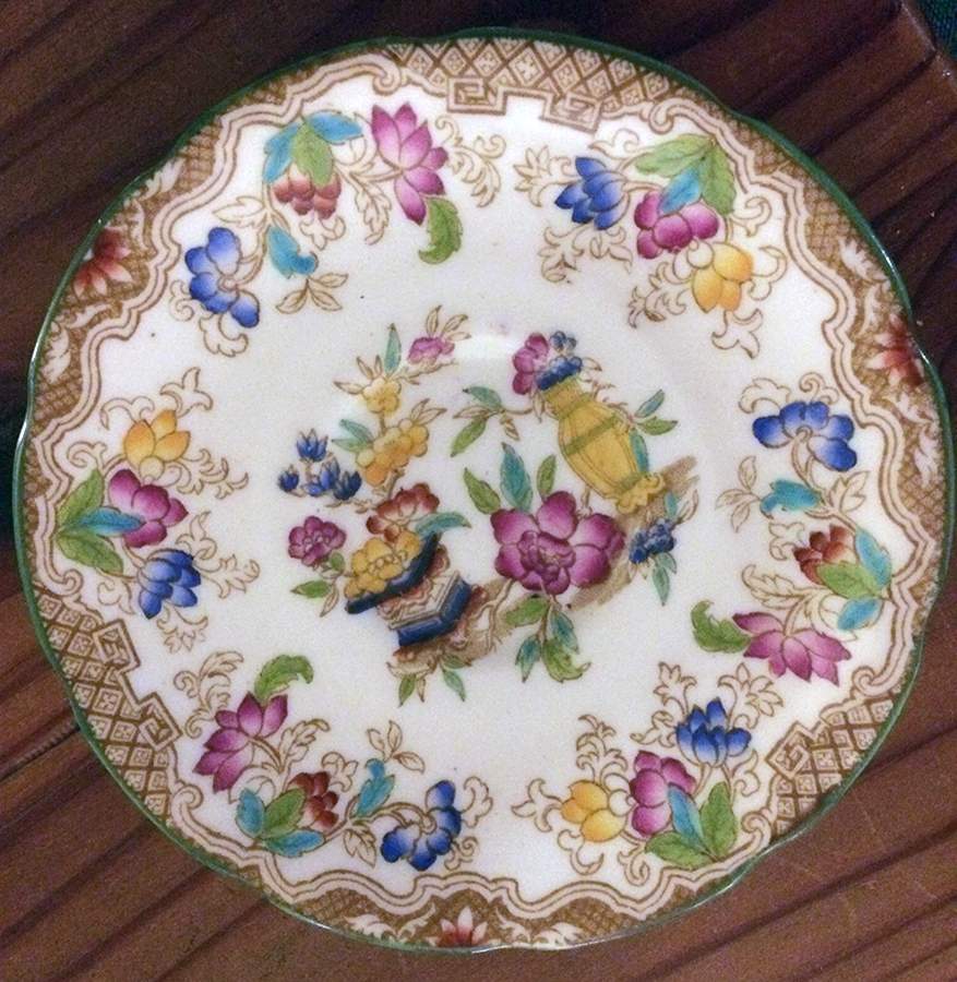 349 Saucer by Royal Swansea-1