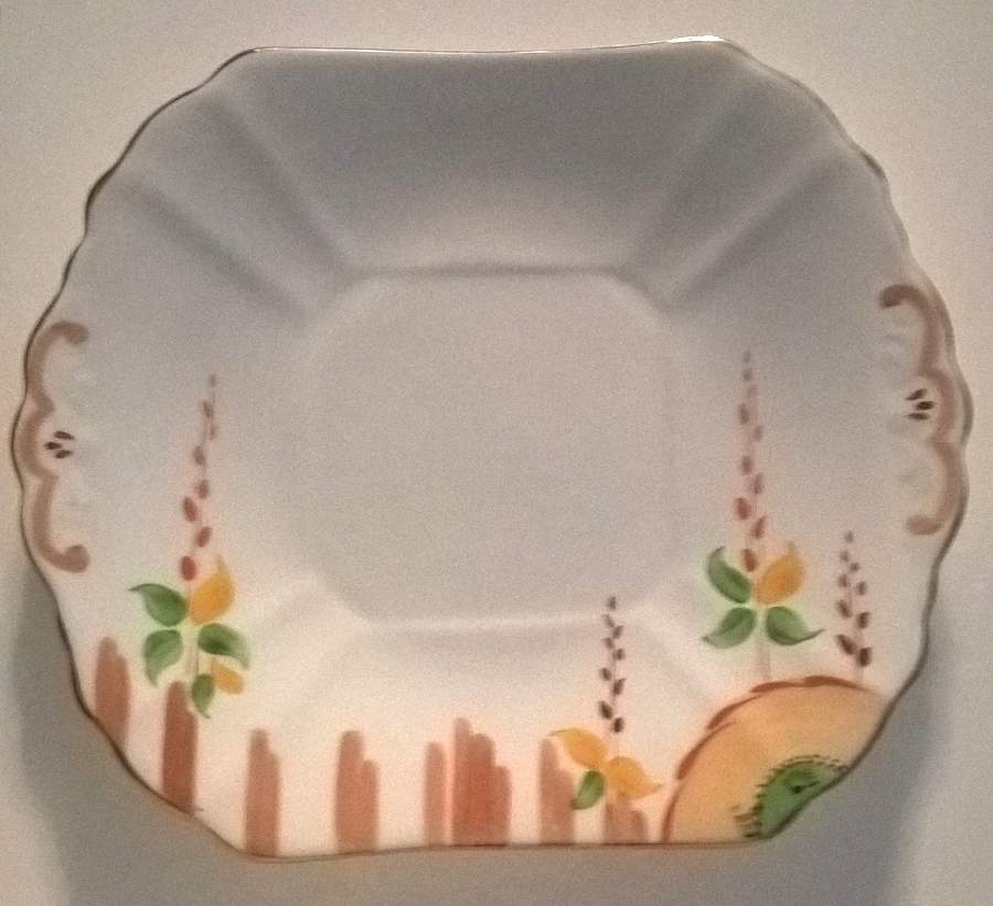 4145 Square Handled Cake Plate by Samuel Radford-1