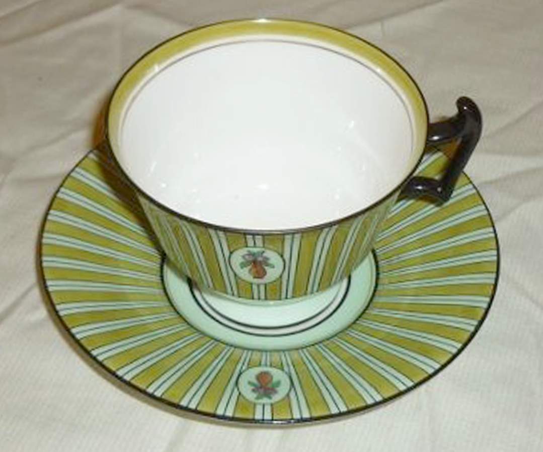 E9502 Footed Cup & Saucer Set by Royal Doulton-1