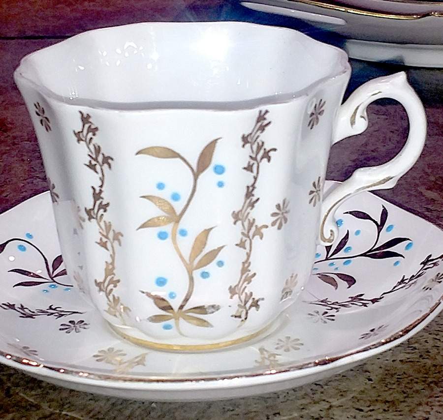 411 Flat Cup & Saucer Set by Royal Grafton-1