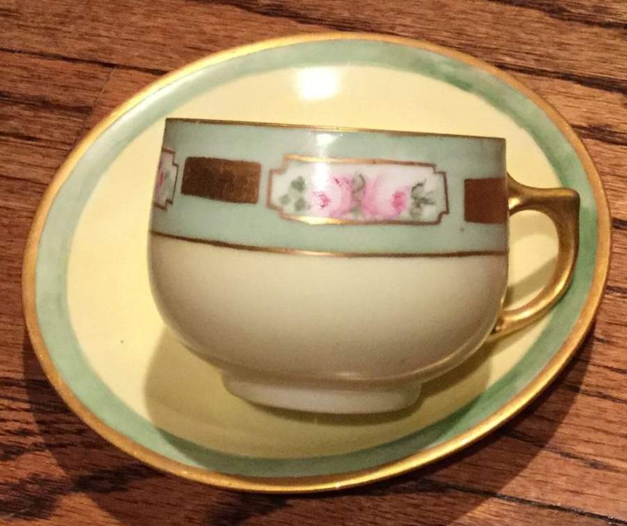 RBA56 Footed Cup & Saucer Set by Royal Bavaria-1