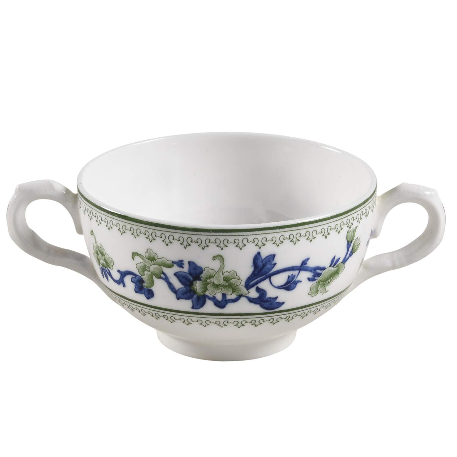 W8464-Green & Blue Footed Bouillon Cup by Royal Worcester-1