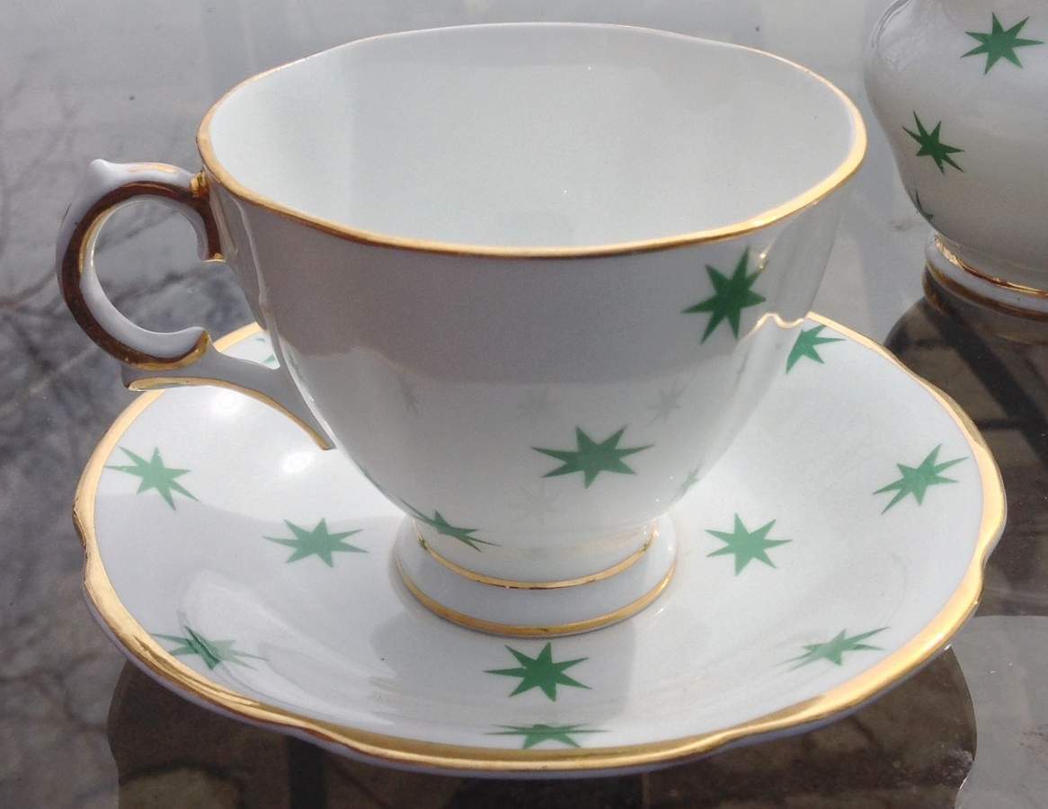608H Footed Cup & Saucer Set by Royal Tara-1