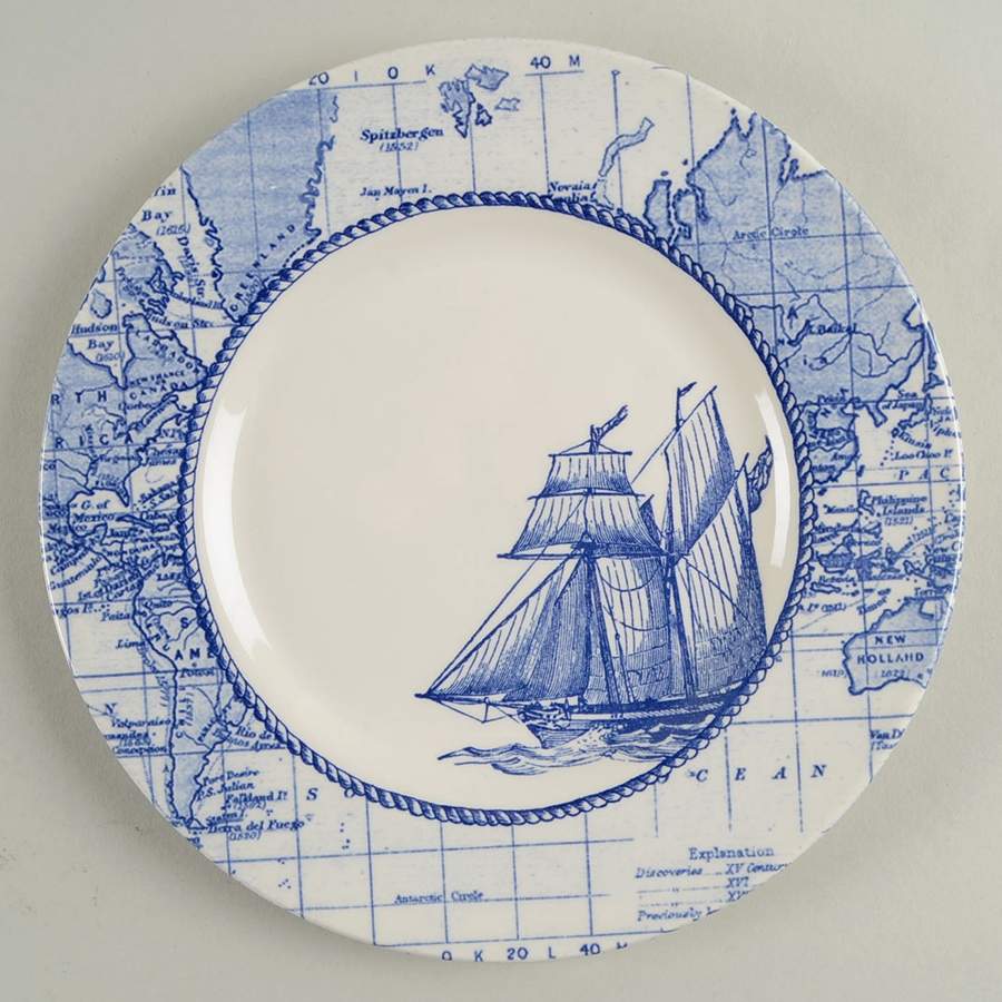 Ocean Salad Plate by Royal Stafford-1