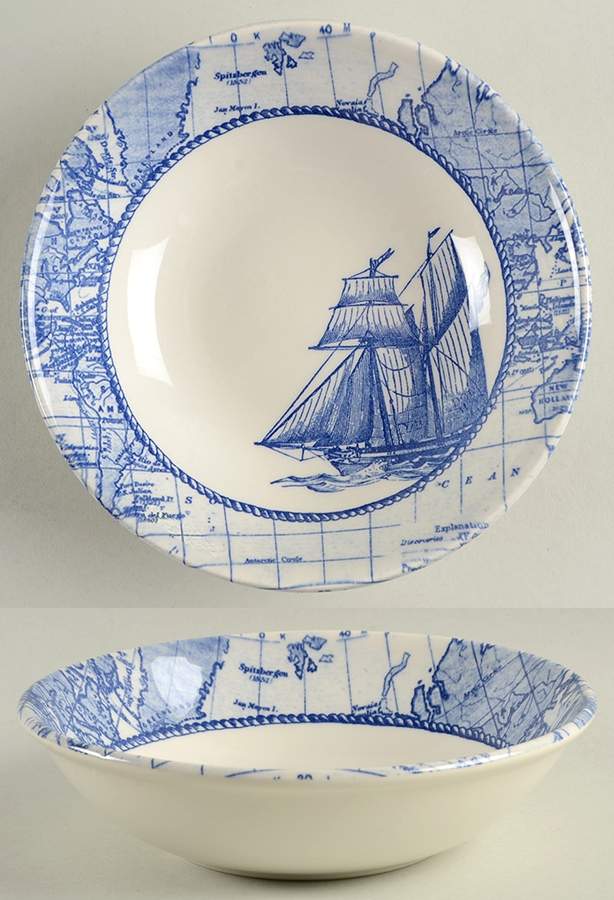 Ocean Soup/Cereal Bowl by Royal Stafford-1