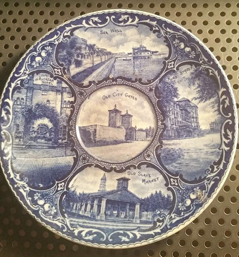 Souvenir of St Augustine Bread & Butter Plate by Rowland & Marsellus-1