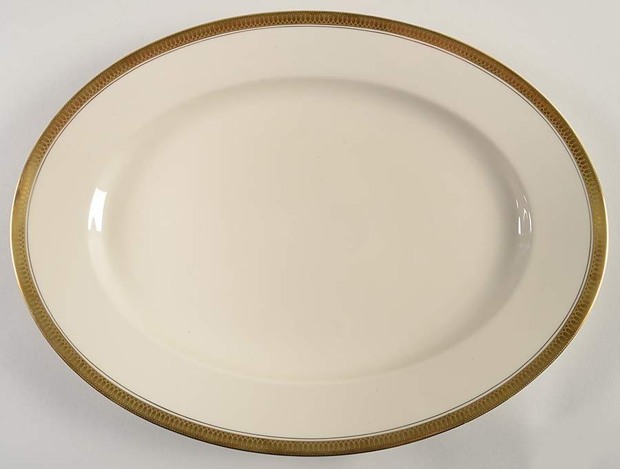 5169 (Cream Background) 14" Oval Serving Platter by Rosenthal - Continental-1