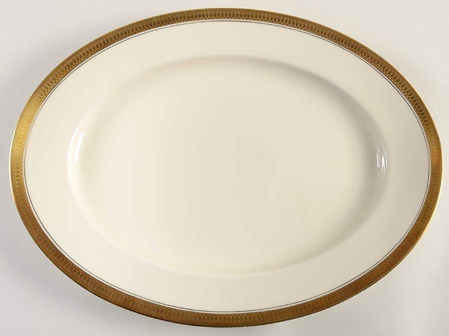 5169 (Cream Background) 12" Oval Serving Platter by Rosenthal - Continental-1