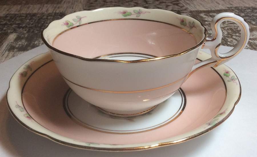 C148 Footed Cup & Saucer Set by Royal Grafton-1