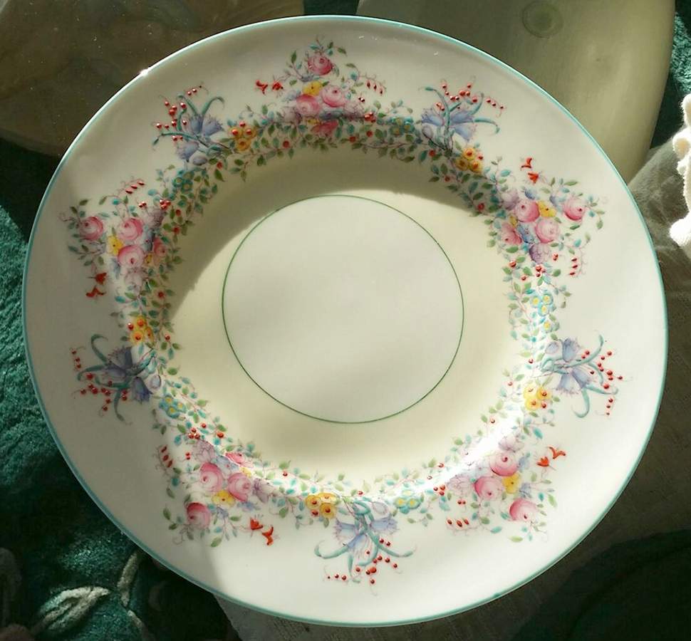 Bridal Way Saucer by Royal Worcester-1