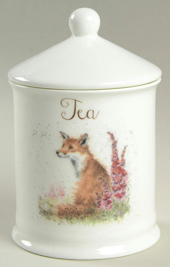 Wrendale Designs Tea Canister & Lid by Royal Worcester-1