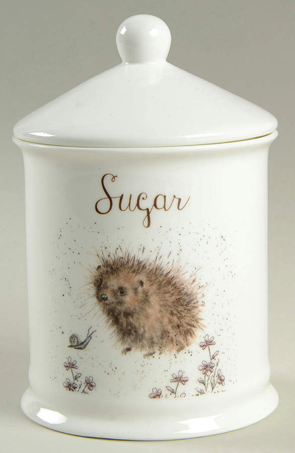 Wrendale Designs Sugar Canister & Lid by Royal Worcester-1
