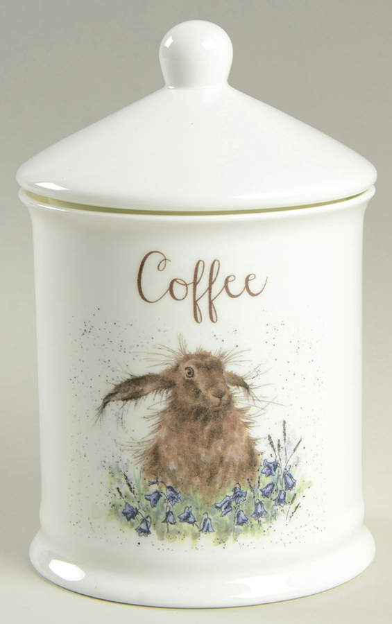 Wrendale Designs Coffee Canister & Lid by Royal Worcester-1