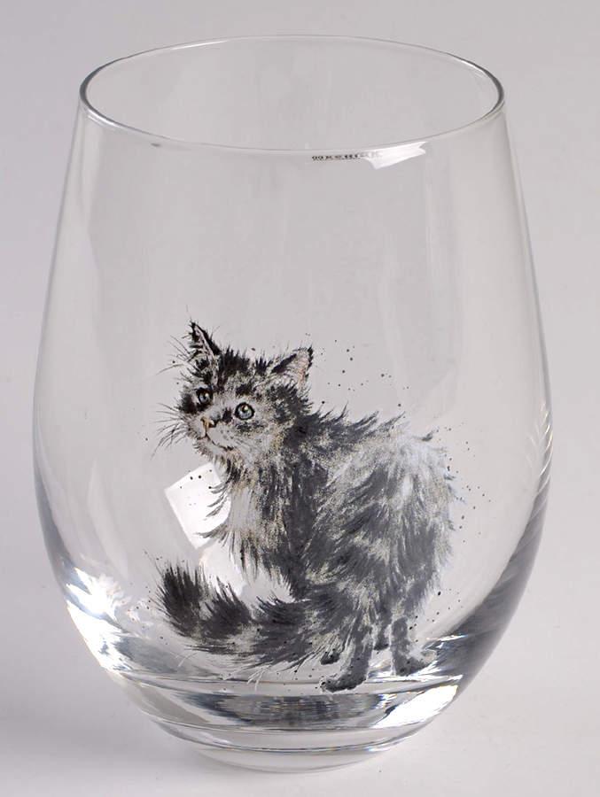 Wrendale Designs Glassware Tall Tumbler by Royal Worcester-1