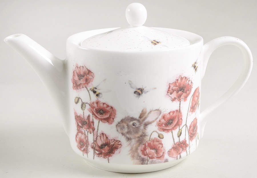 Wrendale Designs Teapot & Lid by Royal Worcester-1