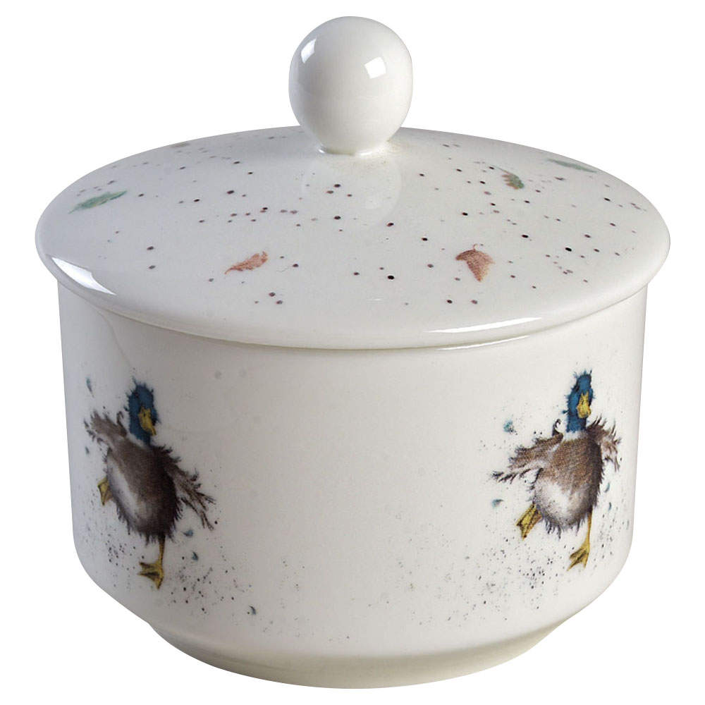 Wrendale Designs Sugar Bowl & Lid by Royal Worcester-1