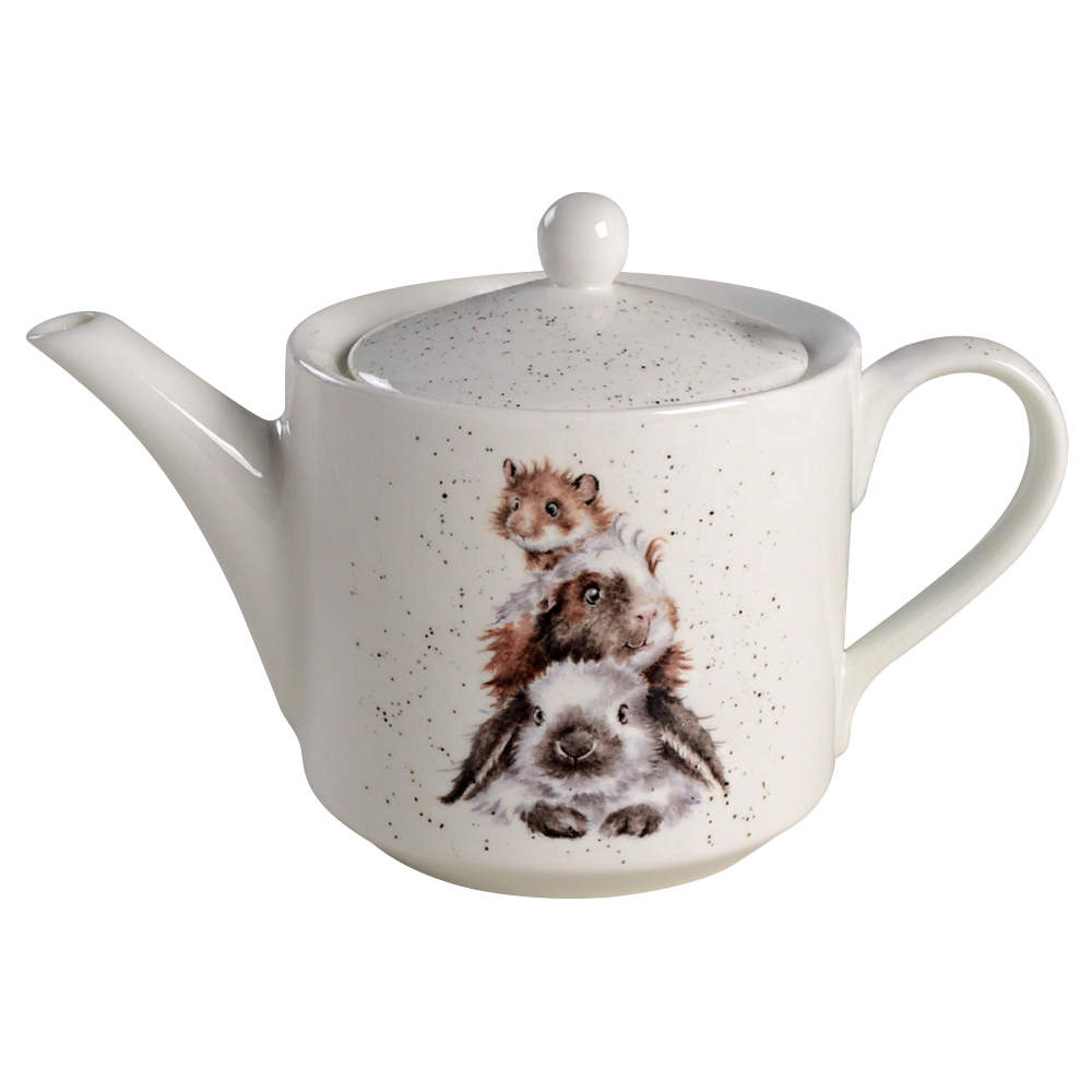 Wrendale Designs Teapot & Lid by Royal Worcester-1