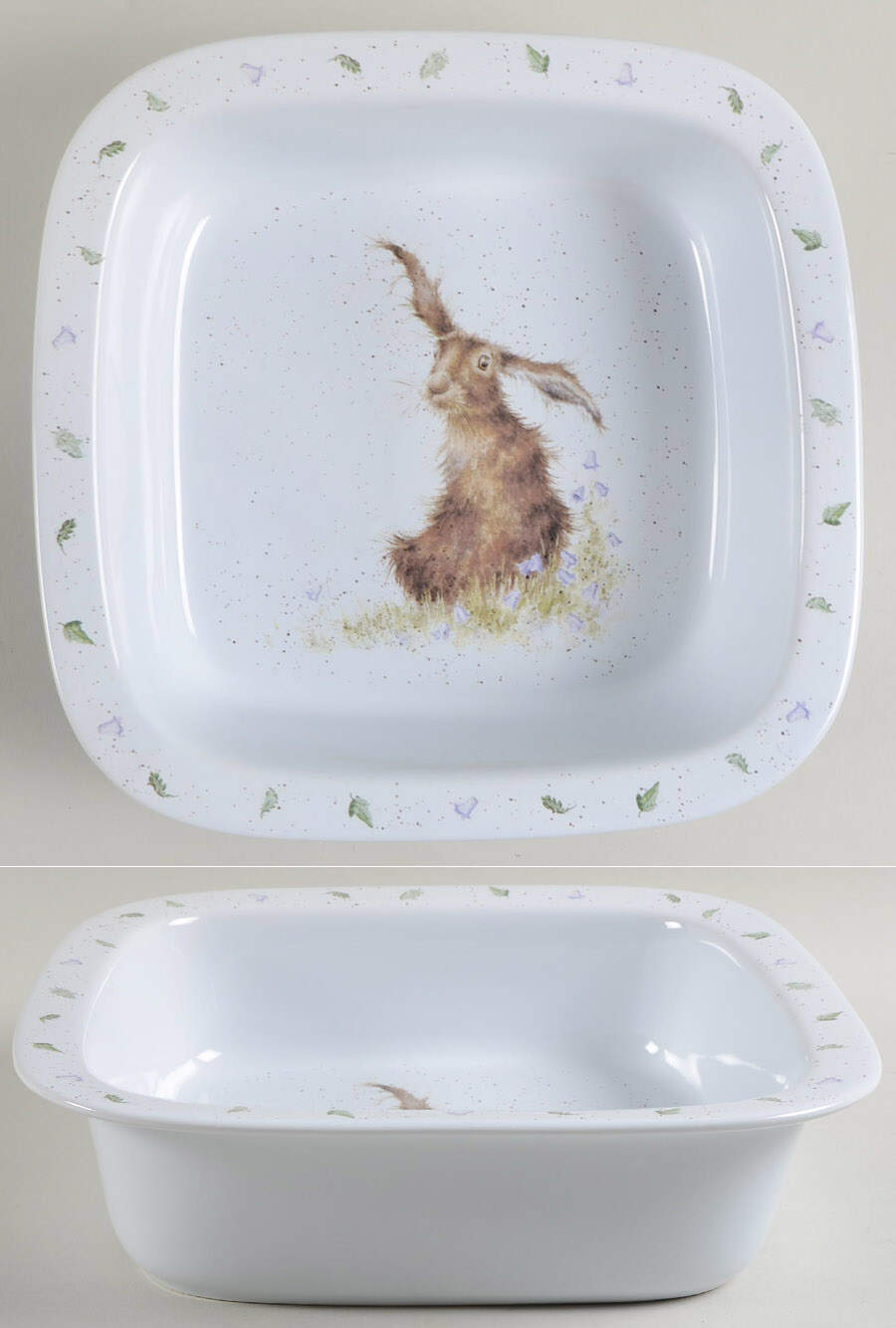 Wrendale Designs 10" Square Dish by Royal Worcester-1