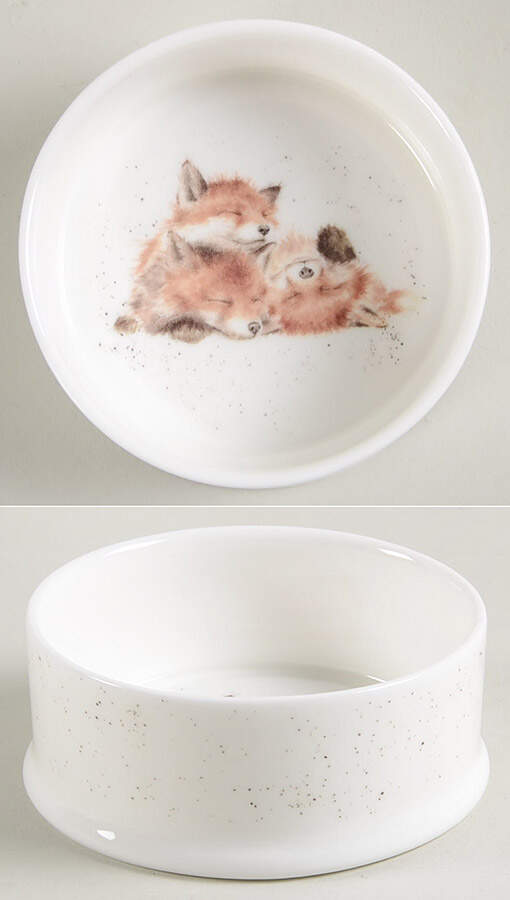 Wrendale Designs 3" Round Box No Lid by Royal Worcester-1