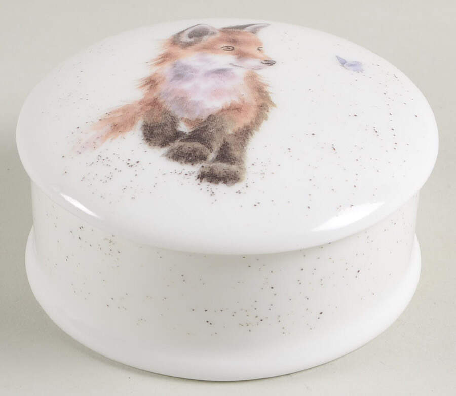 Wrendale Designs 3" Round Box & Lid by Royal Worcester-1