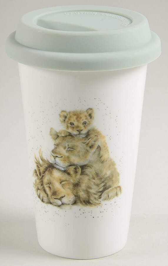 Wrendale Designs Travel Mug & Silicone Lid by Royal Worcester-1