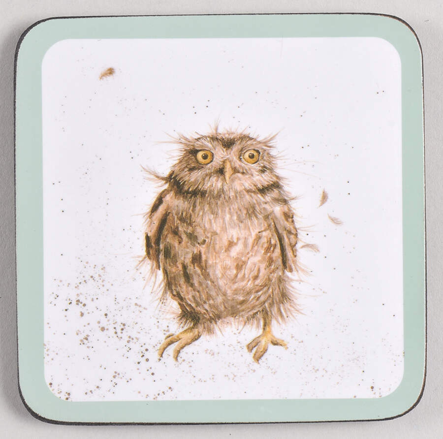 Wrendale Designs Square Corkback Coaster by Royal Worcester-1