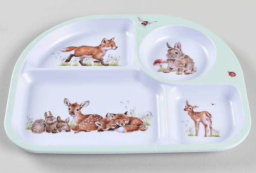 Wrendale Designs Divided Child's Plate by Royal Worcester-1