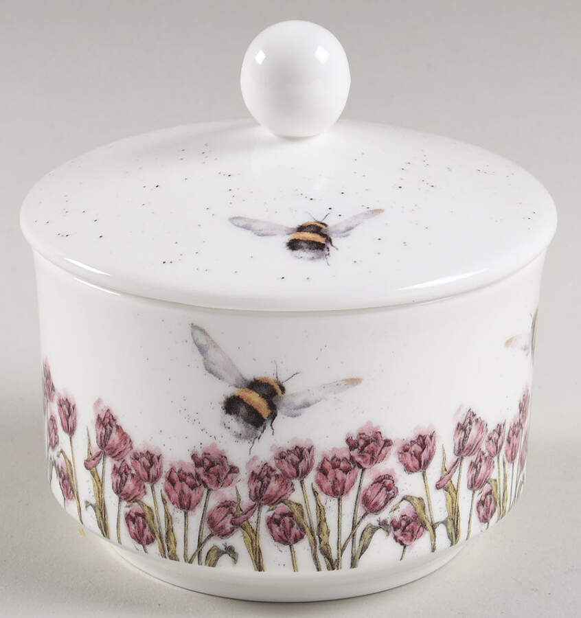 Wrendale Designs Sugar Bowl & Lid by Royal Worcester-1