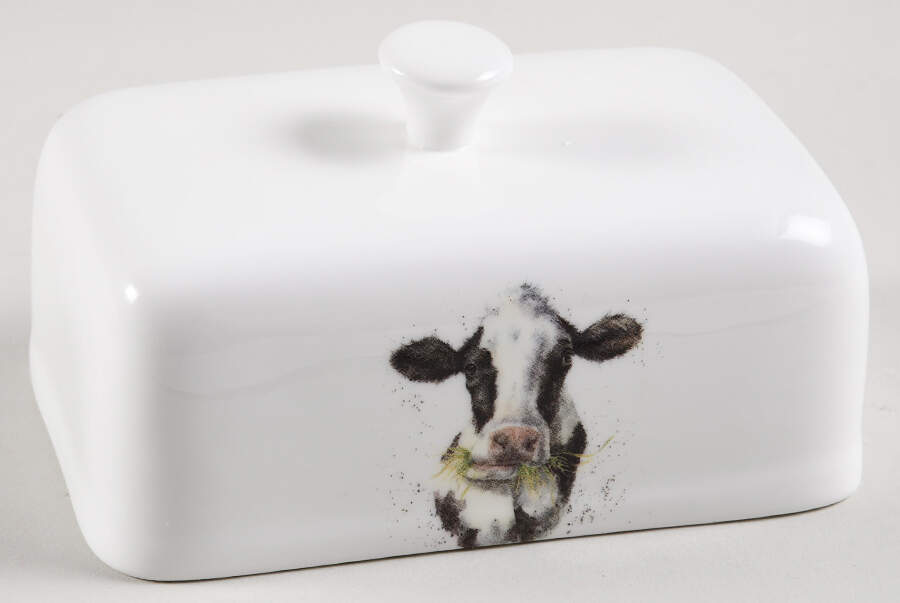 Wrendale Designs Lid for 1/4 Lb Butter by Royal Worcester-1